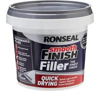 Ronseal Smooth Finish Filler Quick Drying White 600G Interior Repair Plaster Stone Concrete Wood