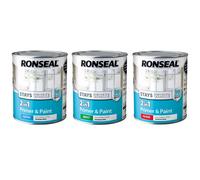 Ronseal Stays White 2 in 1 Wood & Metal Primer & Paint 750ml - All Finishes