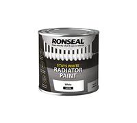 Ronseal Stays White Radiator Paint White Satin 250ml