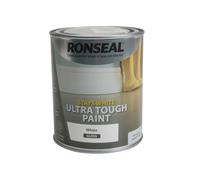 Ronseal Stays White Ultra Tough Paint Gloss White 750ml Ronseal White 750ml