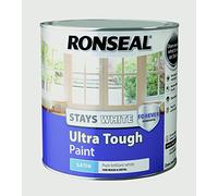 Ronseal Stays White Ultra Tough Pure Brilliant White Paint for Wood an