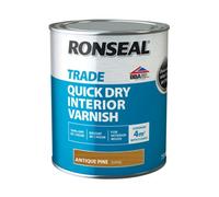 Ronseal Trade Quick Dry Interior Varnish Antique Pine 750Ml
