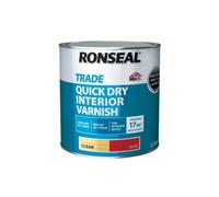 Ronseal Trade Quick Dry Interior Varnish Clear Gloss 2.5L