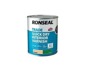 Ronseal Trade Quick Dry Interior Varnish - Clear Matt - 750mm
