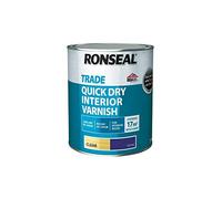 Ronseal Trade Quick Dry Interior Varnish - Clear Satin - 750mm
