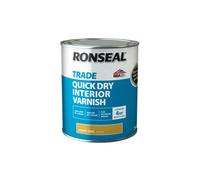 Ronseal Trade Quick Dry Interior Varnish Light Oak 750Ml