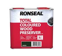 Ronseal Trade Total Wood Preserver Green 2.5L | Ronseal | Trade Total Wood Preserver for exterior timber | Green finish | Helps protect wood against rot, decay and fungal