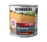 Ronseal 36909 Ultimate Protection Decking Stain Rich Mahogany 2.5 Litre