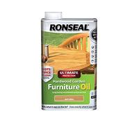 Ronseal 37355 Ultimate Protection Hardwood Garden Furniture Oil Natural Clear 500Ml