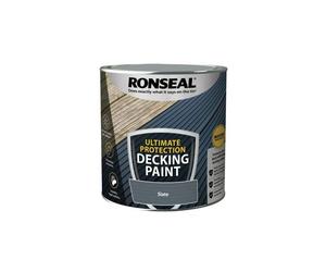 Ronseal ULTIMATE Decking Paint - Revive - Rescue Protect Deck SLATE 5L