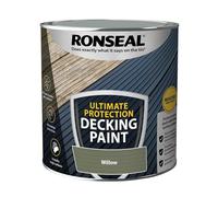Ronseal Ultimate DECKING Paint Willow 2.5L | Fills cracks and locks down splinters. Long-lasting all-weather protection for timber decking.