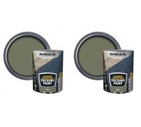 RONSEAL Ultimate DECKING Paint Willow 5L (Pack of 2)