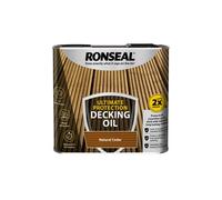 Ronseal Ultimate Natural Cedar Matt Uv Resistant Wood Oil, 2.5L
