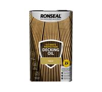 Ronseal Ultimate Natural Matt Uv Resistant Wood Oil, 5L