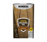 Ronseal Ultimate Protection Decking Oil 5L Decking Oil: Natural Cedar Ultimate Protection Decking Oil 5L