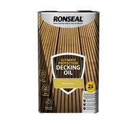Ronseal Ultimate Protection Decking Oil 5L Decking Oil: Natural Pine Ultimate Protection Decking Oil 5L