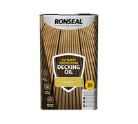 Ronseal Decking Oil Ultimate Protection RSLUDONP5L 5L Natural Pine