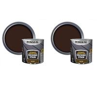 Ronseal Ultimate Protection Decking Stain Dark Oak 5L (Pack of 2)