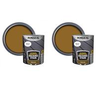 Ronseal Ultimate Protection Decking Stain Medium Oak 5L (Pack of 2)