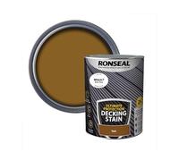 Ronseal Decking Stain - Ultimate Protection - Rich Teak Matt - 5L