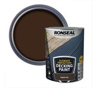 Ronseal Ultimate Protection Matt English Oak Decking Paint, 5L