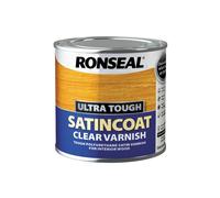 Ronseal Ultra Tough Varnish Satin Coat 250ml | Free UK Delivery