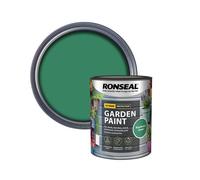 Ronseal Universal Garden Paint Rainforest Green 750ml Wood Metal etc RSLGPRG750