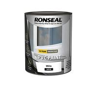 Ronseal Upvc Paint White Satin 750Ml, White