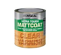 Ronseal UTVMC750 750ml Ultra Tough Internal Clear Mattcoat Varnish