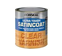 Ronseal 9009 Ultra Tough Internal Clear Satincoat Varnish 250ml