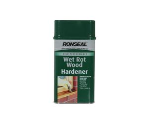 Ronseal Wet Rot Hardener Wood 500ml High Performance Repair Doors Window Sills