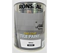RONSEAL WHITE GLOSS TILE PAINT - 750 ML - WATER BASED