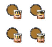 Ronseal Woodstain 10 Year Oak 750ml - Pack of 4