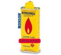 Ronson Lighter Fuel Universal Fluid x6 Bottles 133ml