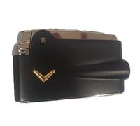 Ronson Premier Varaflame flint action gas lighter matte black finish