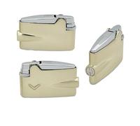 Ronson Varaflame mini flint action gas lighter - Satin Gold