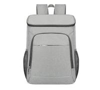 RONSSEN bookbag Large Capacity Leak Proof Lunch Backpack Picnic Insulated Bag Outdoor Food and Beverage Storage Daypack(Grey)