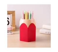 RONSSEN Creative Pen Holder Large Capacity Pencil Head Contrast Color Storage Bucket Suitable for Offices Classrooms Dormitories