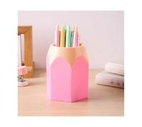RONSSEN Creative Pen Holder Large Capacity Pencil Head Contrast Color Storage Bucket Suitable for Offices Classrooms Dormitories