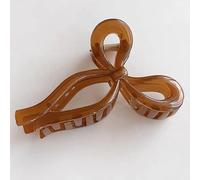 RONSSEN Hair Claw 1 Piece Bow Hair Clip Simple Three-Dimensional Butterfly Scratch Clip Back of The Head Plate Hair Temperament Shark Clip Hair Accessories