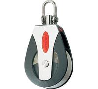 RONSTAN RF51100 Series 50 AP Block Universal Head Single Pulley, 3310 Lbs Load Capacity, 2" Sheave