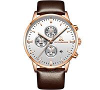 RONTHEEDGE Fashion Leather Man Writs Watches