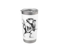 Ronwe A Monster Holding A Staff Stainless Steel Insulated Tumbler