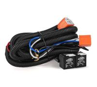 Ronybuy H4 Relay Harness 9003 Headlight Relay Wiring Kit Ceramic Socket Plugs for 7x6 5x7 H6054 6054 Headlights Conversion Kit, Fix Dual Ground Problem