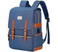 Ronyes Unisex College Bag Bookbag Fits up to 15.6’’ Laptop Casual Rucksack School Backpack Daypacks (Blue)