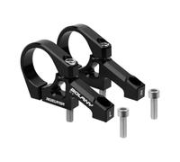 Ronyme 1 Pair Mountain Bike Stem Bike Handlebar Stem Modern Accessories Portable 31.8mm Easy Installation for Cycling, Black