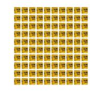 Ronyme 100Pcs Aluminium Pigeon Leg s Identify Bands Birds Foot Poultry Supplies Dove Leg s 2026 for Lovebird Poultry, Light Yellow UK