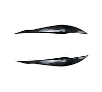 Ronyme 2Pcs Headlight Eyebrow Eyelid Cover for F30 F31, Carbon Fiber Pattern
