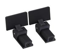 Ronyme 2Pcs Turntable Dust Cover Hinge Black Secure Gifts Spare Part Sturdy Vinyl Records Player Turntable Part Compatible for