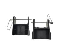Ronyme 2x Jump Cups with Pin Fits Standards Uprights, Accessories, Easy Installation, Hobby Horse Jumper, Equestrian Activities